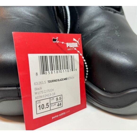 NWB PUMA Touring Black Mid Composite Toe Work Safety Shoe 63.261.5 Men's 10.5 - Picture 12 of 14
